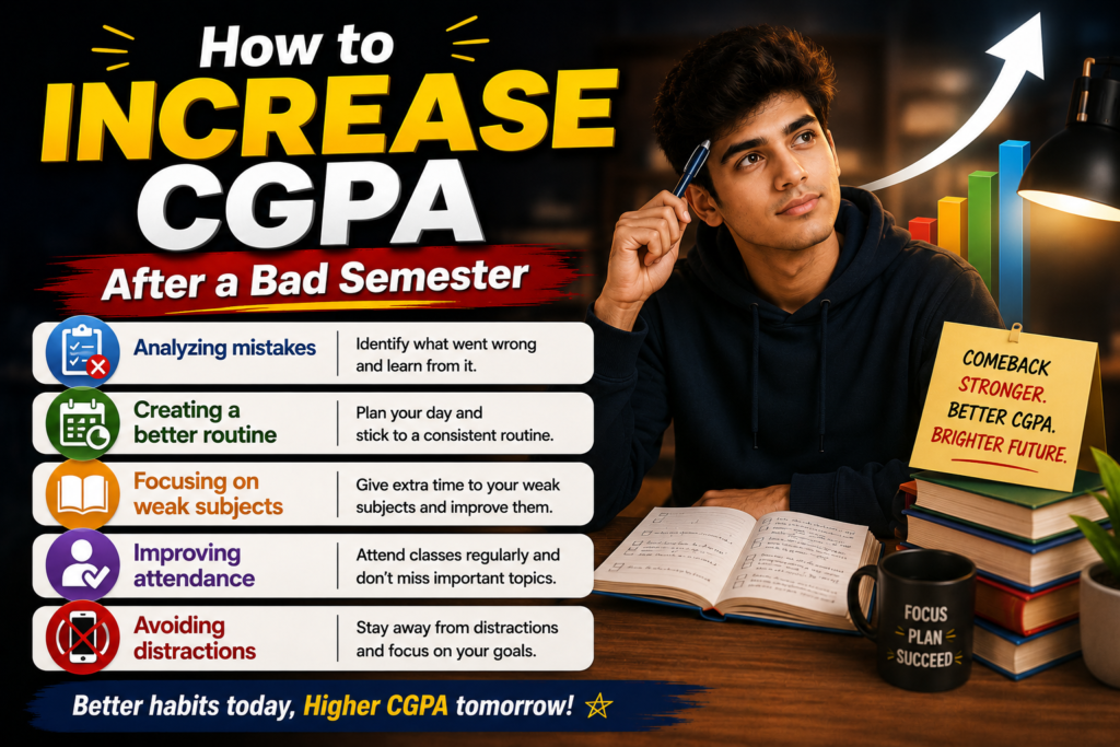 How to increase CGPA after a bad semester